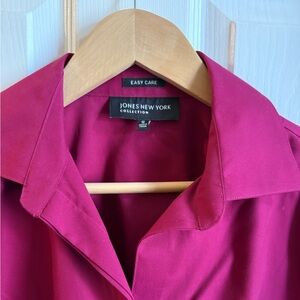 Jones New York Fuchsia Blouse